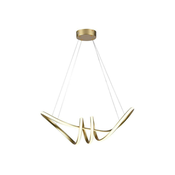 LED luster na sajli LED/24W/230V 3000K zlatni