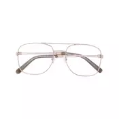 Chloé Eyewear - framed eye glasses - women - Metallic