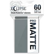 Ultra Pro Matte Eclipse Small Desk Protector Sleeves 60 - Smoke Grey