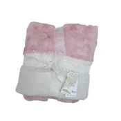 Prekrivac za bebe 6339, Roze-beli