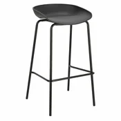 shumee Barski stol Grego, črn, moderen, 75 cm