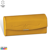 Princ Leather Futrola za naocare, Žuta