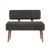 Hanah Home Trpezarijska klupa Vina 1053 110x85x36cm Orah