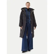 LOLA CASADEMUNT Zimska jakna LF2501002 Črna Relaxed Fit