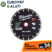 shumee MILWAUKEE SEGMENTIRANI DIMANTNI DISK DU 230 x 22 2 mm