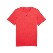 PUMA TAD ESSENTIALS Heather Cat Tee Men, Clothing, Ultra Red Heather, 4XL