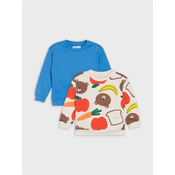 Sinsay - Dukserica crewneck 2 pack - krem