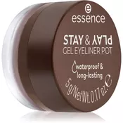 essence STAY & PLAY tekoče črtalo za oči odtenek 02 Brown 5 g