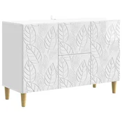 Kreveta Bijela visokog sjaja 89 x 34,5 x 60 cm