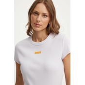 Majica kratkih rukava Boss Orange za žene, boja: ljubičasta, 50520479