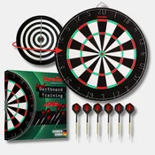 KARELLA | Dartboard Training Set | Trening tarča + 2 seta Steeldart puščic