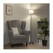 Brilagi - LED podna lampa CERIA 1xE27/40W/230V precnik 25 cm siva/matni hrom