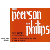 PEERSON:FIVE PIECES FROM THE FITZWILLIAM VIRGINAL BOOK