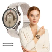 Pašček za uro Honor Magic Watch, Magic Watch 2 46 mm bež pašček