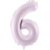 Folija balon številka 6 ŠEST vijoličen 72 cm