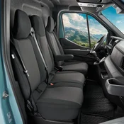 Tailored car seat covers Renault Master 2024- (double passenger seat with table)