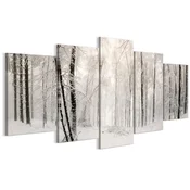 shumee Slika na italijanskem platnu 100 x 50 cm pentaptih - klasični slog - narava Slika na italijanskem platnu 150 x 75 cm pentaptih - klasični slog - narava