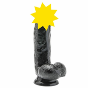 NEW Dildo Get Real Black 6''