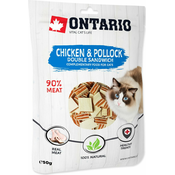 Ontario delikates od piletine i bakalara, dupli sendvic 50g