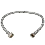 Fleksibilen priključek iz nerjavečega jekla 3/8” 1/2” za pipe 60 CM