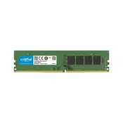 CRUCIAL 16GB DDR4-3200 UDIMM CL22 8Gbit/16Gbit