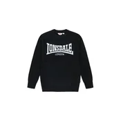 Lonsdale London Pulover Brimsdown črna/bela