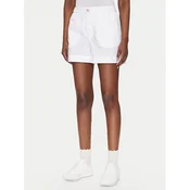 Calvin Klein Jeans Kratke hlače iz tkanine J20J225218 Bela Relaxed Fit