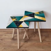 Hanah Home Set klub stocica 2Shp86, 2 komada, Šareni
