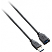 V7 USB 3.0 Extension Cable USB A to A (m/f) black 1,8m