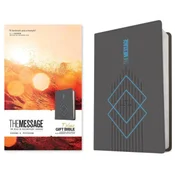 The Message Deluxe Gift Bible (Leather-Look, Charcoal Ascension and Blue Diamonds): The Bible in Contemporary Language