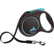 Flexi Black Design L traka 5 m plava