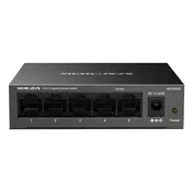 MEU Mercusys MS105GS - Desktop switch, 5 Gigabit ports, black