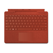 Microsoft Surface Pro Signature Keyboard Crveno Microsoft Cover port QWERTY Španjolski
