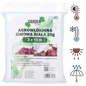 Garden Line AGROTKANINA 2 x 10 M ZIMSKE/JARNE BELE 30g *2135