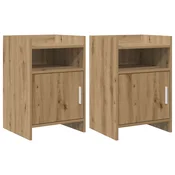Nocni ormarici 2 pcs Hrast artisan 40 x 36 x 60 cm