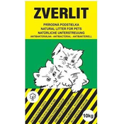 Zverlit Neodišavljen naravni pesek za mačke 10 kg - zelen