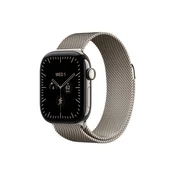 APPLE Watch Series 12 GPS + Cellular 46mm Natural Titanium Case with Natural Milanese Loop - S/M (MJGP4WF/A)