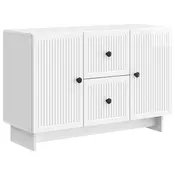 Kreveta s ladicama Bijela visokog sjaja 89 x 34,5 x 60 cm