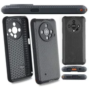 shumee Silikonski ovitek za Ulefone Armor X31/X31 PRO z zaščito kamere, črn, TPU