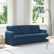vidaXL Sofa Plava 142 x 80 x 85 cm Metal