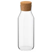 IKEA 365+ Karafa z zamaškom, prozorno steklo/pluta, 0.5 l
