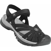 Keen Ženski pohodni čevlji Rose Womens Sandals Black/Neutral Gray 40,5