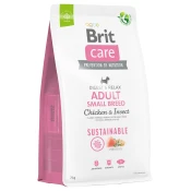 Brit Care Dog Sustainable Adult Small Breed piščanec & insekti - Varčno pakiranje: 2 x 7 kg