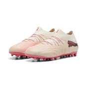 PUMA FUTURE 9 ULTIMATE MG Football Boots Unisex, Women, Sugared Almond/White/Ultra Red, 41