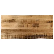 Vidaxl Mizna plošča z naravnim robom 90x40x2,5 cm trden robusten mango