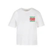 Miss Tee Majica Italian Flavor zelena/krvavo rdeča/bela