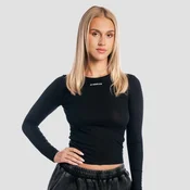 GymBeam Ženska majica z dolgimi rokavi Aura Black