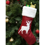 Decoration  Christmas  gift bag socks MARRY red 2