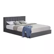 Postelja Houston 2032 Zakonske, Siva, 160x200, Blago, Posteljno dnoPosteljno dno, 170x214x86cm