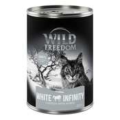 Ekonomicno pakiranje: Wild Freedom Adult 24 x 400 g - White Infinity - piletina i konjetina